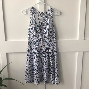 Wide strap dress